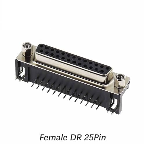 Conector DR 25Pin hembra soluciona problemas de espacio en puertos serie RS232 DB25 2
