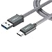 Pwr Short 1 Ft Power Extension Cord Extender - UL Listed 18AWG NEMA 5-15P to 5-15R Power Cable Strip Liberator LED LCD Plasma TV Monitor Laptop Computer Printer Scanner Speaker Charger Outlet Saver