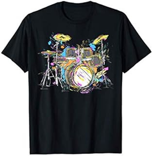 Abstract art drums musician music band throne noose T-Shirt