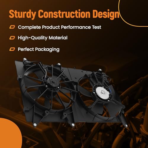 Image of maXpeedingrods 621172 Radiator Cooling Fan for Toyota Highlander 2001-2007 | for Lexus RX300 2001-2003, 1636328270 FA70720 1636374311