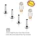 Stylus Pens for Touch Screens Stylus for iPad Stylus Pen for Tablet (Jet Black+Jet Black)