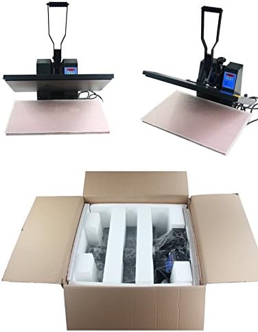 110V 16x24 Digital Heat Press Transferring Images to T-shirts Mouse pads Tiles Other Objects with Flat Surfaces