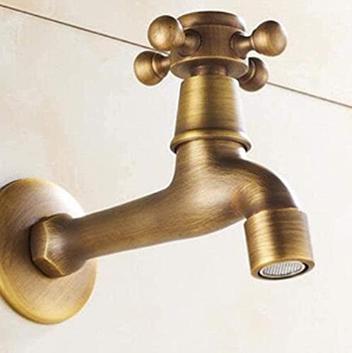 Robinet de extérieur mural double usage pour machine à laver et piscine de jardin