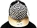 Bling leopard clouté Blanc SP Casquette de baseball à visière plate or-collection Chapeau