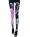 Beau Corner Womens Graffiti Splash-ink Colorful Leggings Pants Jeggings