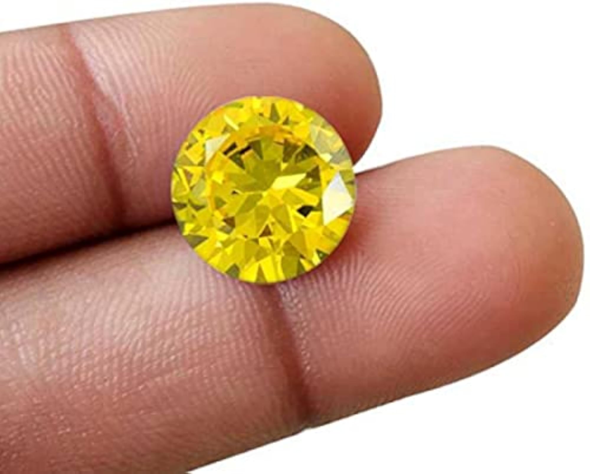 Natural 10.00 Ratti Yellow Zircon Gemstone