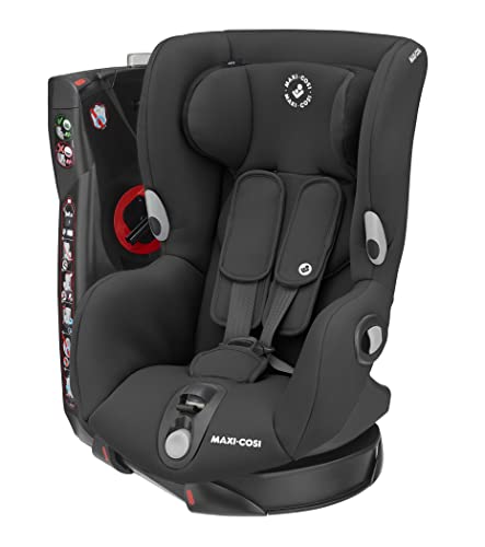 Maxi-Cosi Axiss, Siège Auto Pivotant Groupe 1 , Inclinable, de 9 mois à 4 ans, de 9 à 18 kg, Authentic Black (noir)