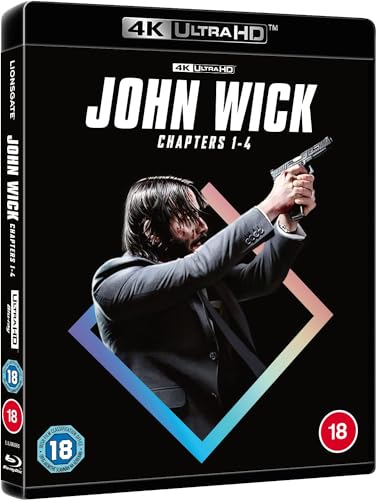 Image of John Wick: Chapters 1-4 (Exclusive Features & Commentaries) [4K Ultra HD] [Region Free]