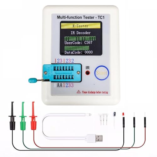 Testeur de transistor NPN PNP capacimètre et diode pour circuits - 2