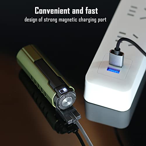 Imalent Ld70 Edc Small Flashlight Led Rechargeable Torch, Powerful Flashlight 4000 Lumens With Cree Xhp70.2 Led, Super Bright Handlight For Camping And Hiking (Green) #TOP3