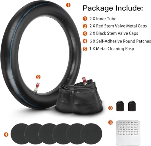Image of GREHUA 2.75 3.00-12 80 /100-12 inch Rear Inner Tube for SSR 110cc 125cc 90cc KLX110 PW80 TTR90 TTR110 XR50 XR70 CRF50 CRF70 CRF110 DRZ110 Coolster QG-214 Apollo RFZ Pit Dirt Off Road Bike Parts