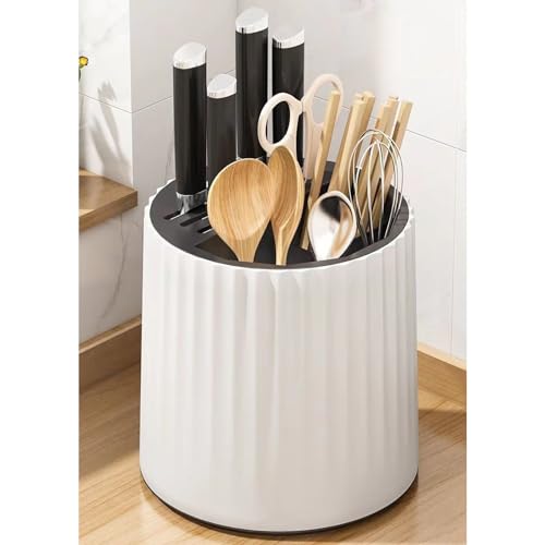 Listado de Cuchillos universales , listamos los 10 mejores. 46 BEIJIALY Soporte Giratorio de 360 grados para Encimera de Cocina, Palillos de Cocina Multifuncionales Universales de Plástico, Bloque de Almacenamiento de Cuchillos, Soporte...