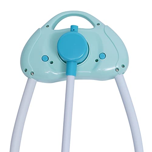 TFCFL Electric Baby Crib Cradle, 5-Speed Baby Bassinet Auto Rocking Chair Bed with Controller & Timer, Infant Musical Sleeping Basket for 0-18 Months Newborn Babies 55LBS Capacity (Blue) - Thumbnail 5