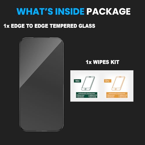 Image of FIRST MART Tempered Glass for Xiaomi 17T, 9H Full-Glue Screen Protector, 3D Edge-to-Edge, HD Clear, Oleophobic, Case-Friendly, Black, Pack of 1