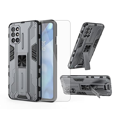Coque OnePlus 8T avec béquille fine et film écran en verre ultra résistant