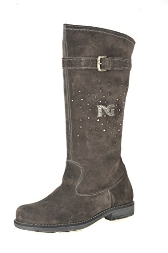 Bottes pour fille Nero Giardini Junior en cuir noir
