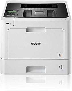 Brother HL-L8260CDW Colour Laser Printer - Single Function, Wireless/USB 2.0/Network, 2 Sided Printing, A4 Printer, Business Printer, UK Plug, Light Grey/Black, 2-Line LCD