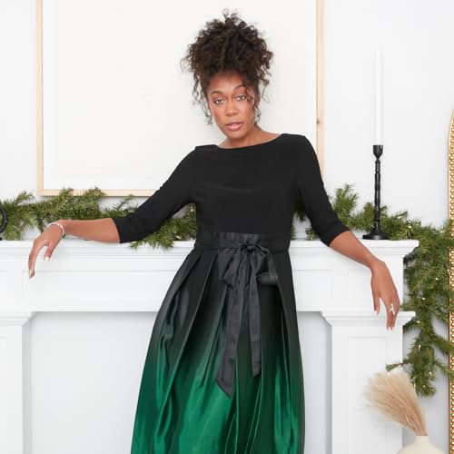 S.L. Fashions Womens Long Satin Mother of The Bride Dress with Pockets, Formal Party Gown (Petite and Regular Sizes)3