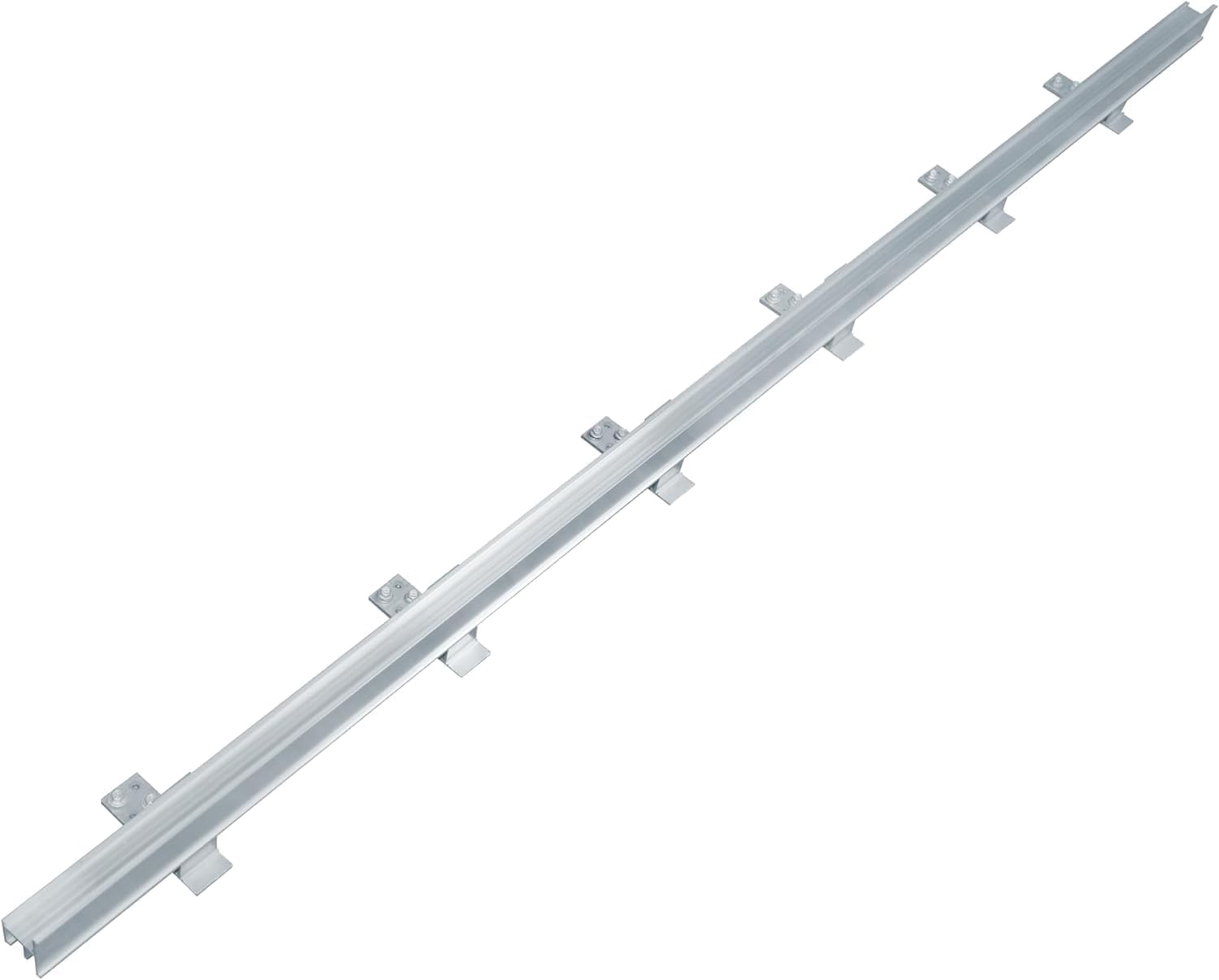 ColorBar Metal Roof Snow and Ice Guards, Heavy Duty Aluminum Screw Down Snow Rails 6ft kit