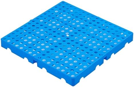 Lightweight Waterproof Interlocking Plastic Pallets - Durable Storage Pads with Breathable Grids for Garage, Kitchen, Basement, Supermarket & Warehouse (50x50cm/20x20in)