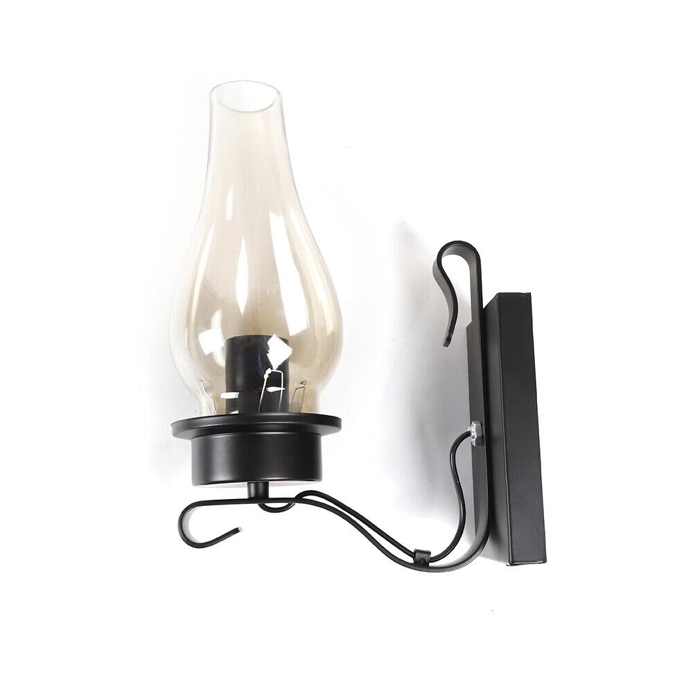 Przemysłowa lampa ścienna, styl vintage, rustykalne oświetlenie wewnętrzne, lampa ścienna zewnętrzna do przemysłowej retro lampa ścienna E27, rustykalne, oświetlenie wewnętrzne, lampa ścienna