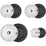 8Pcs Gas Stove Burner Cap, Oven Cooker Hob Gas Burner Crown & Flame Cap Kit, Upgraded Gas Burner for Most Gas Stove Burners, 55mm 75mm 100mm Stove Lid Kit