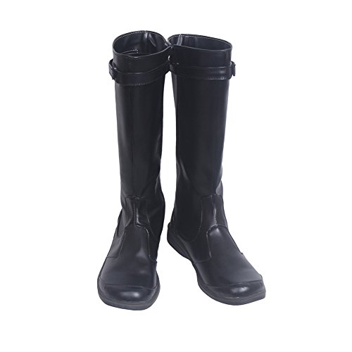 Best Boots for Muscular Calves: Style & Fit Guide 13 Adult Men Boots Cosplay Leather Boots Knee High Halloween Costume Shoes Black