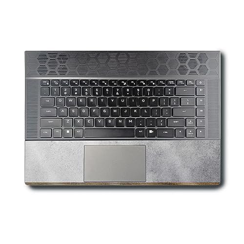 Image of MightySkins Glossy Glitter Skin Compatible with Alienware X16 R1 (2023) Full Wrap Kit - Concrete Wood | Protective, Durable High-Gloss Glitter Finish | Easy to Apply & Change Styles | Made in The USA