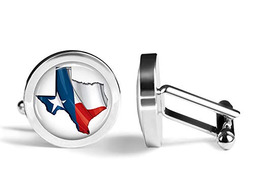Texas Cufflinks State of Texas Cuff Links (Angled Edition)