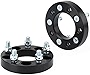 dynofit 5x4.5 Wheel Spacer,1 inch spacers for Jeep Wrangler XJ KJ KK TJ ZJ Ford Explorer Mustang Falcon Ranger Edge MKT MKX,Set of 2 Wheel Spacer Kit with 1/2-20 Studs 82.5mm Center Bore 5 Lug