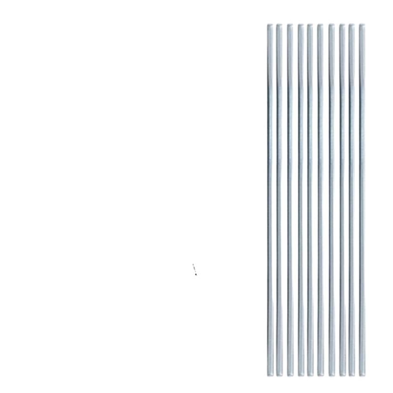 Srebrne pręty do lutowania twardego aluminium, Flux Cored Aluminum Welding Rods 380-420°C 1.6mm-2mm 330mm-500mm Pack Of 10(2mm 500mm)