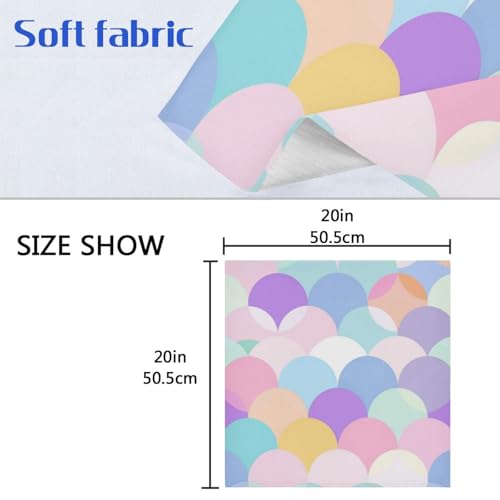 Servilletas de Tela Multicolor Pack x6 20 x 20 in miniatura 6