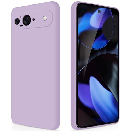 GiiYoon Case Compatible with Google Pixel 9, Silky-Soft Touch Full-Body Protective Phone Silicone Case