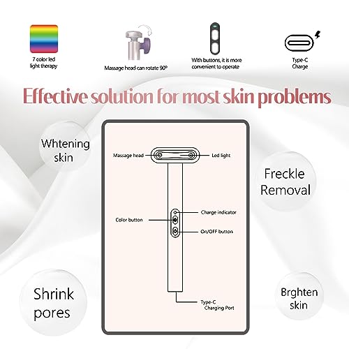 Red-Light-Therapy-For-Face, 7 In 1 Led Light Therapy Eye Equipment For Skin Care At Home Red Light Therapy Face Massager Skin Rejuvenation Light #TOP5