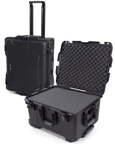 Image of NANUK 960 Hard Case with Cubed Foam - Waterproof Travel Camera Hard Case with Wheels, 25.4 inch x 20 inch x 14.5 inch, Dustproof and Impact-Resistant, Ideal for Heavy Loads - Black