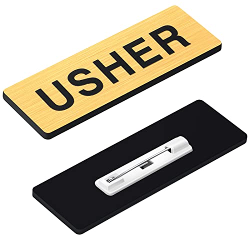 Sabary 30 Pack Usher Badges