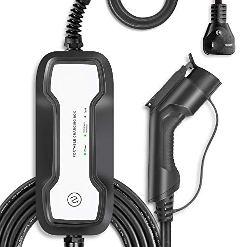 BESENERGY EV Charger Level 2 J1772 EVSE 27ft Home Current-Switchable 220V-240V IP66 10A/16A