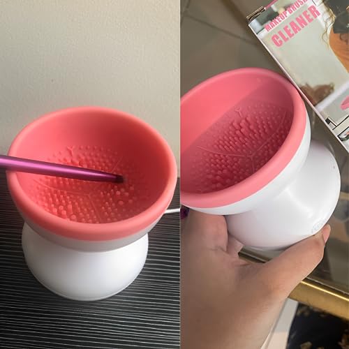 Lavador Limpador De Pincel Maquiagem Elétrico Automático Premium Com Design Moderno