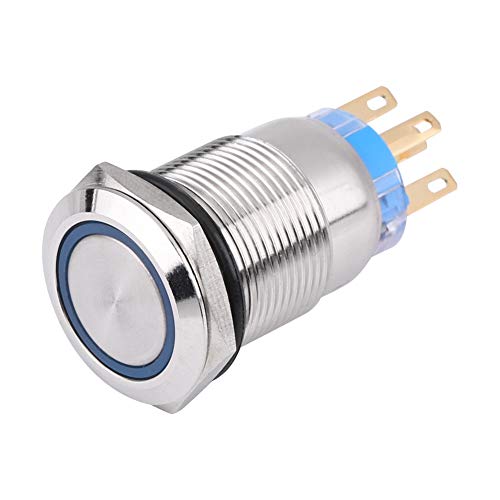 On Off Switch WYCONGCONG 30 PCS 12 Self-Locking Latching Switch AC Push ...