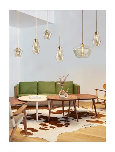 Lámpara colgante de vidrio Loft para el comedor moderno y sofisticado de tu hogar 5