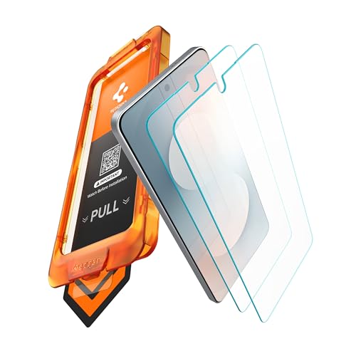Image of Spigen AlignMaster S Tempered Glass Screen Guard for Galaxy S25 FE [2 Pack]
