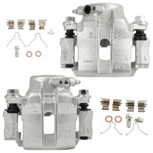 Image of cciyu Front Left & Right Disc Brake Calipers Assembly with Bracket