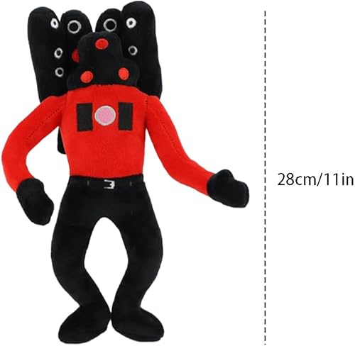 Miniatura 3 de Aimery Skibidi - Juguetes de peluche con audio de jefes, juego de terror, divertido y caprichoso, trío suave, regalos coleccionables para niños