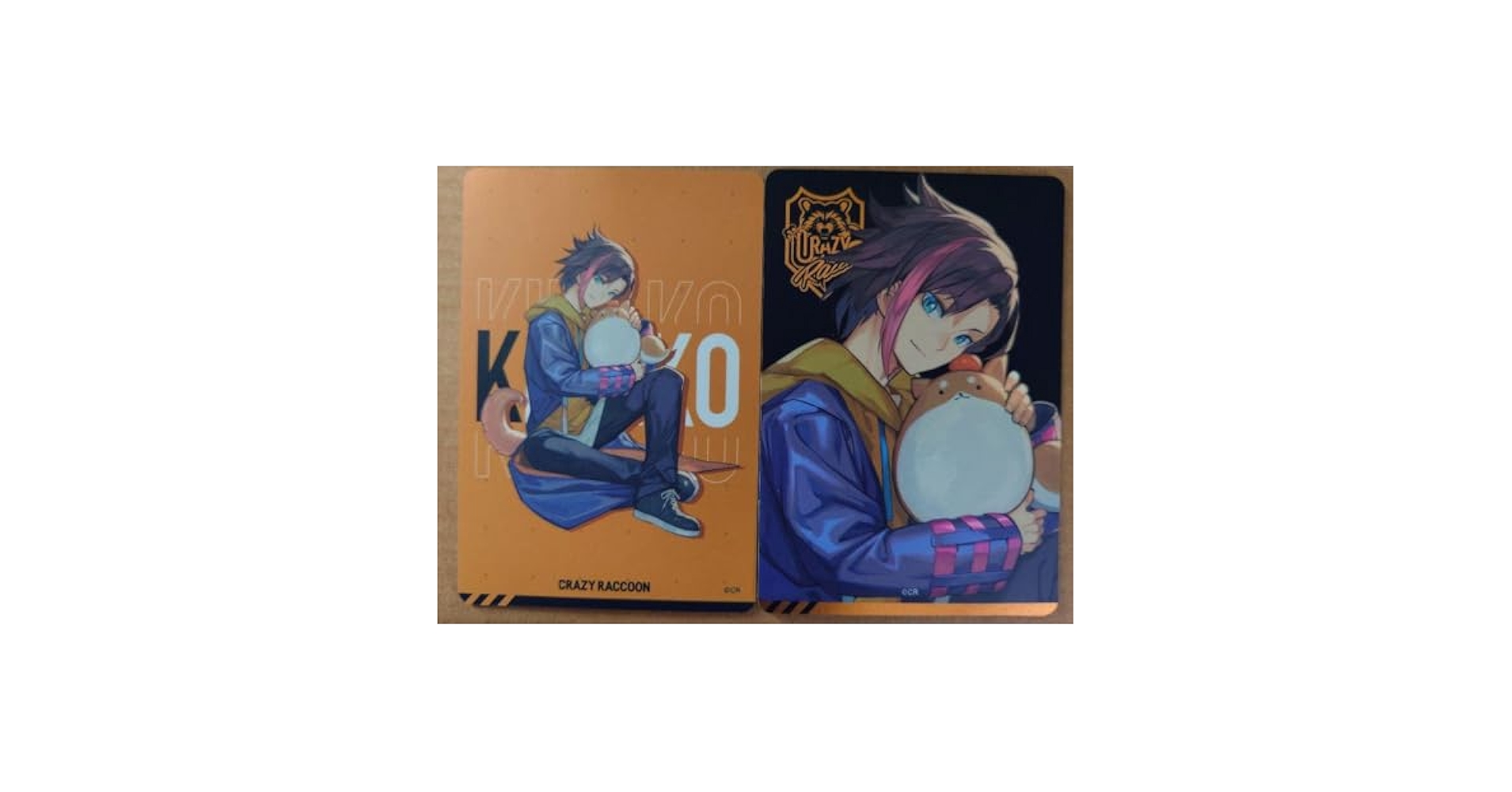 Amazon.co.jp: Crazy Raccoon CRチップス ステッカー 2枚セット