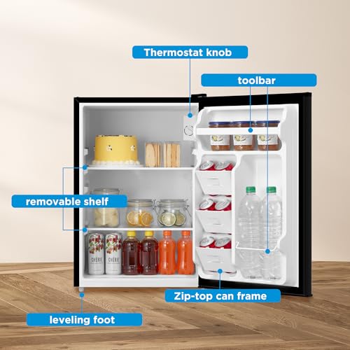 Image of Midea 2.7 Cu.ft Mini Fridge, Energy Star Certified, Low Noise for Office
