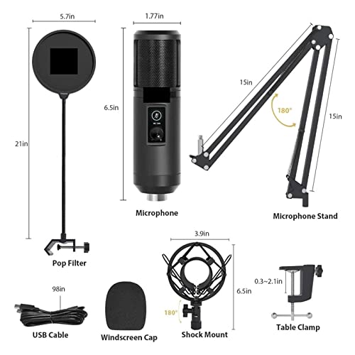 Microphone USB haute résolution à condensateur directivité cardioïde avec finitions premium - 7