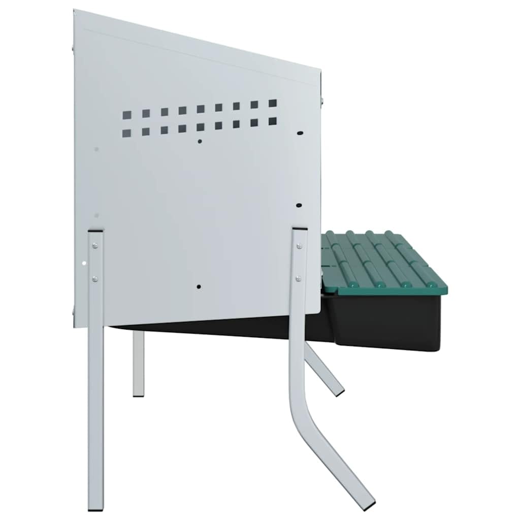 Genérico Nido para gallinas con 3 Compartimentos y Patas de Acero galvanizado-4104904
