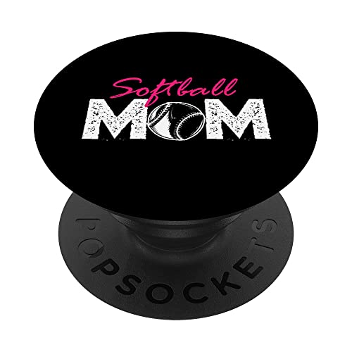 Mother's Day Mom For Softball Lovers Softball Mom PopSockets PopGrip Intercambiable