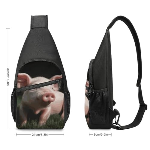 Bolso cruzado casual para viaje y deportes unisex miniatura 2