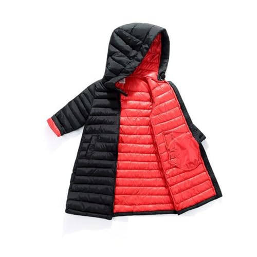 Boys Girls Quilted Down Jackets Lightweight Windproof Winter Outwear Knee Length Thick Warm Puffer Coats for Kids2